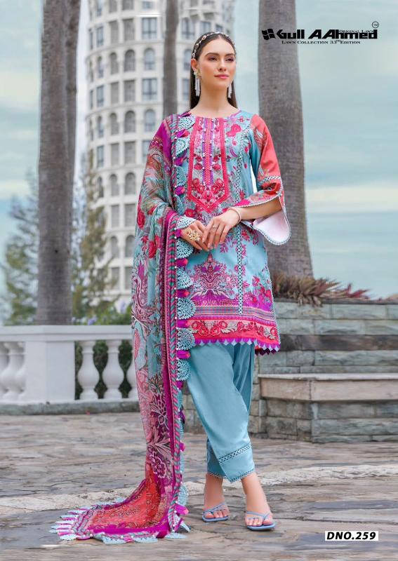 Gull aahmed lawn collection vol-33 wholesale and retail dress material sellers sites